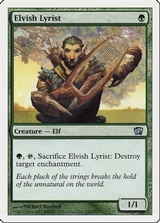 Elvish Lyrist (8ED-242) - 8th Edition Foil、Wizards of the Coast、kayou