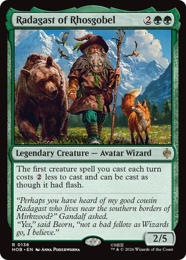 Radagast of Rhosgobel (Foil) | The Hobbit、Magic: The Gathering、kayou