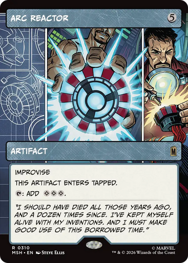 Arc Reactor (Borderless Panel Foil) | Marvel Super Heroes、Magic: The Gathering、kayou
