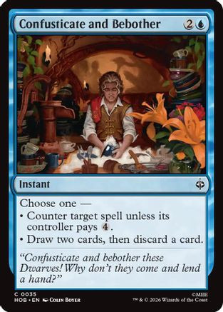 Confusticate and Bebother (HOB-035) - The Hobbit Foil、Wizards of the Coast、kayou
