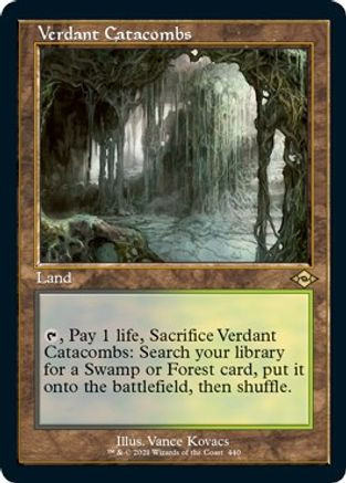 Verdant Catacombs (Retro Frame) (Foil Etched) (MH2-440) - Modern Horizons 2 Foil、Wizards of the Coast、kayou