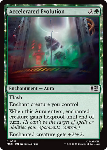 Accelerated Evolution (Foil) | Marvel Super Heroes Commander、Magic: The Gathering、kayou
