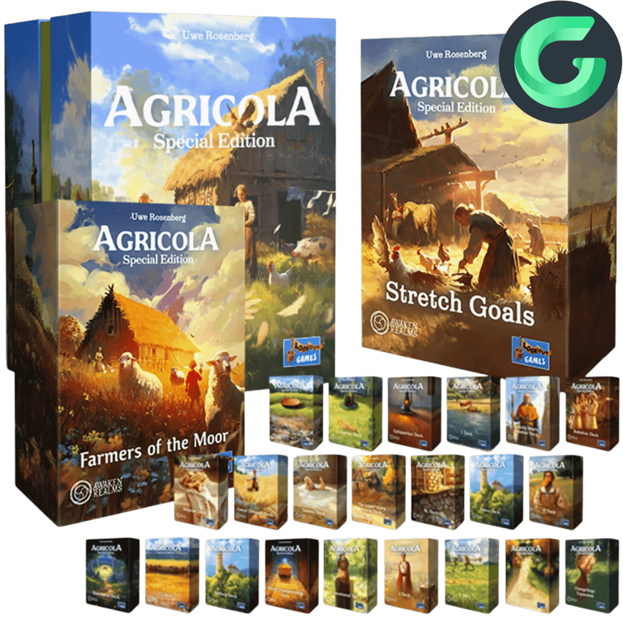 Agricola: Special Edition (Wooden Edition) (Gamefound) (PREORDER)、AWAKEN REALMS、kayou