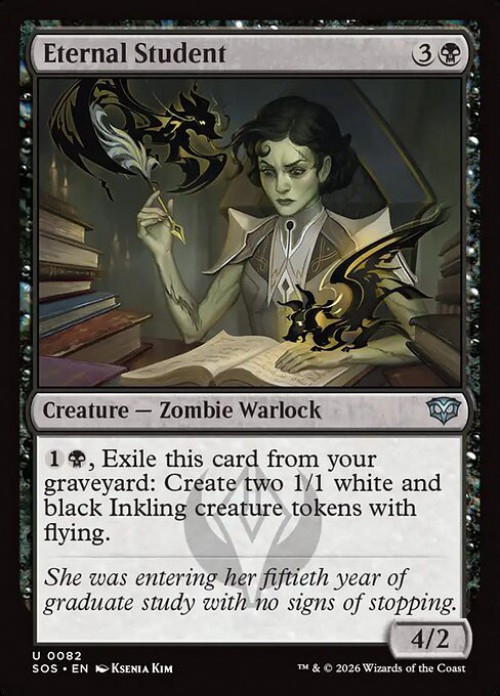 MtG Secrets of Strixhaven Uncommon FOIL Eternal Student #82、ToyWiz、kayou