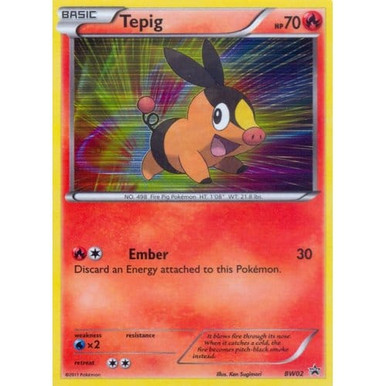 Black & White Promo BW02 Tepig、Pokemon、kayou