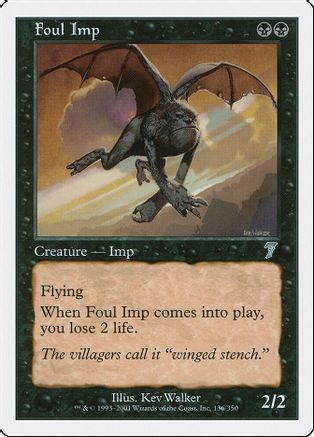 Foul Imp (7ED-136) - 7th Edition Foil、Wizards of the Coast、kayou