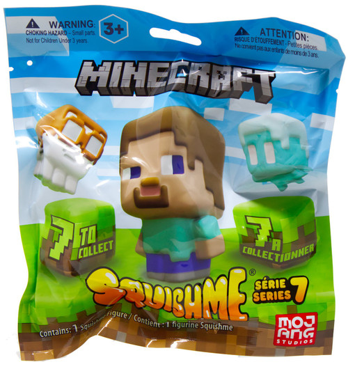 Minecraft Squishme Series 7 Mystery Pack 1 RANDOM Character、ToyWiz、kayou