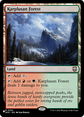 Karplusan Forest (LIST-351) - The List、Wizards of the Coast、kayou