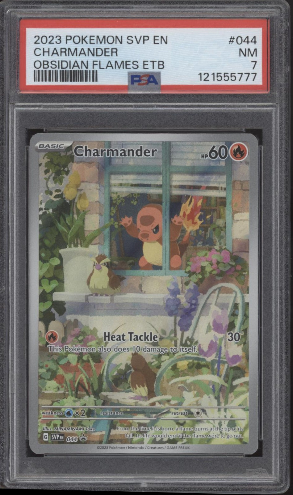 Charmander Pokemon Obsidian Flames Elite Trainer Box #044 PSA 7、Collector Store LLC Gaming、kayou