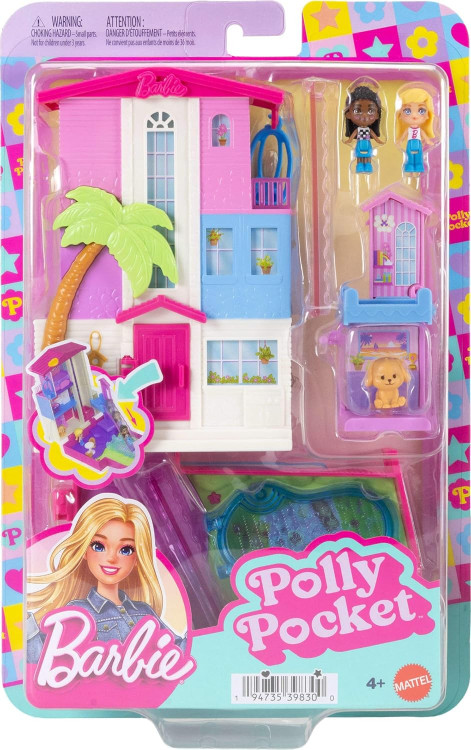 Polly Pocket Barbie Dreamhouse Playset、ToyWiz、kayou