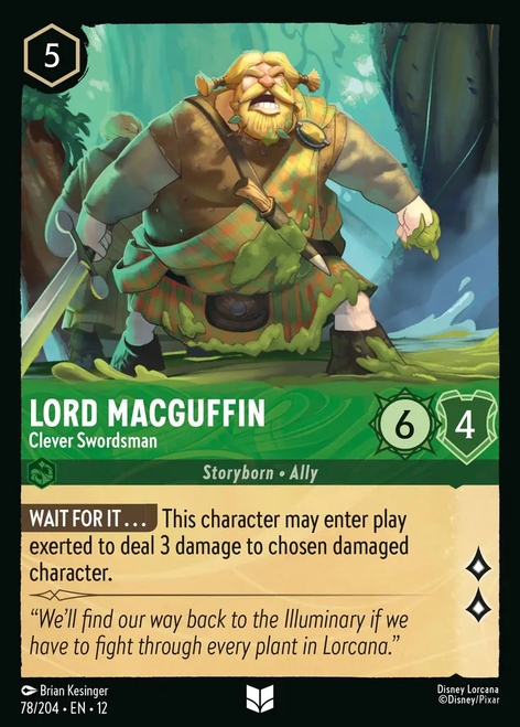 Lord MacGuffin - Clever Swordsman (Foil) | Wilds Unknown、Disney Lorcana、kayou