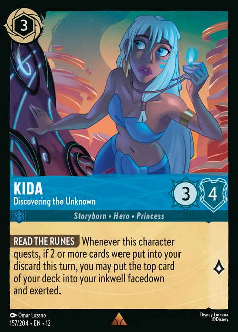 Kida - Discovering the Unknown (Foil) | Wilds Unknown、Disney Lorcana、kayou