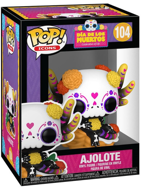 Funko Dia De Los Muertos POP! Icons Ajolote Vinyl Figure #104、ToyWiz、kayou