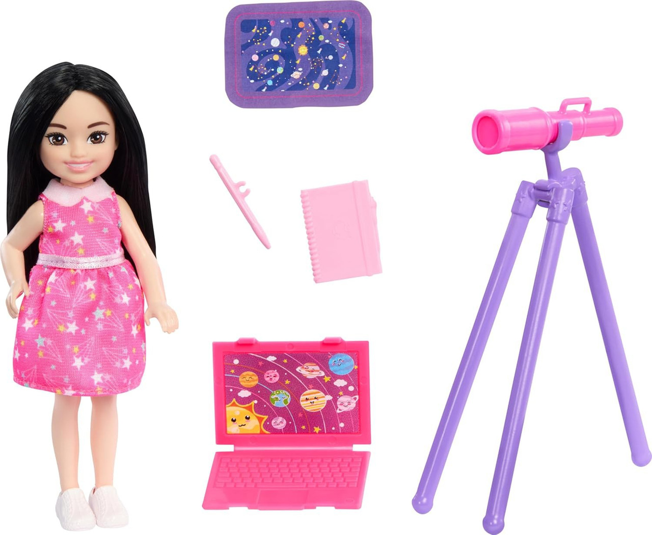 Barbie Chelsea Can Be... Astronomer Mini Doll、ToyWiz、kayou