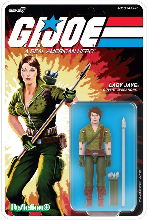 GI Joe ReAction+ Lady Jaye Action Figure Cartoon、ToyWiz、kayou