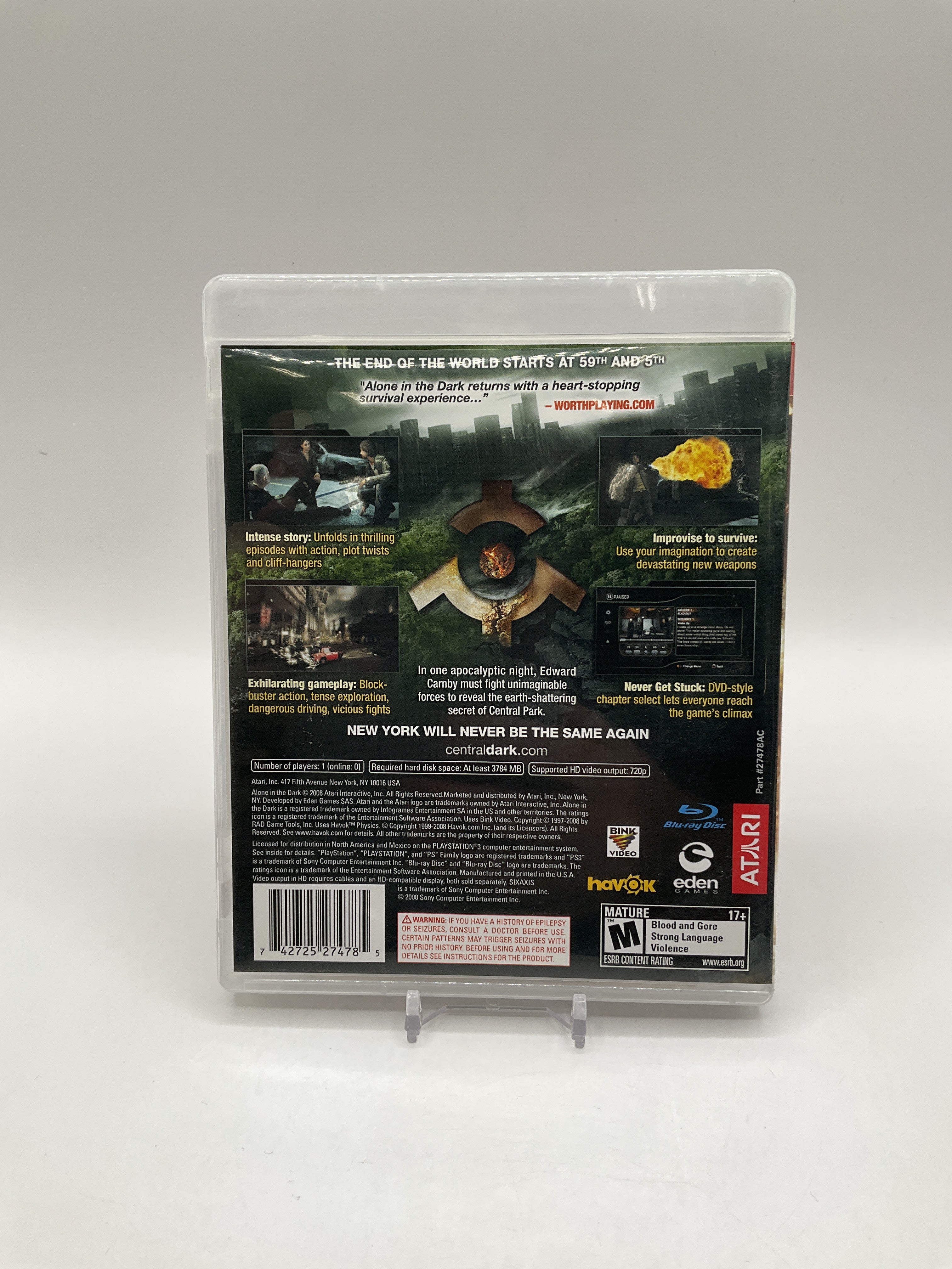 Alone in the Dark Inferno Playstation 3 Used、Collector Store LLC - VG、kayou
