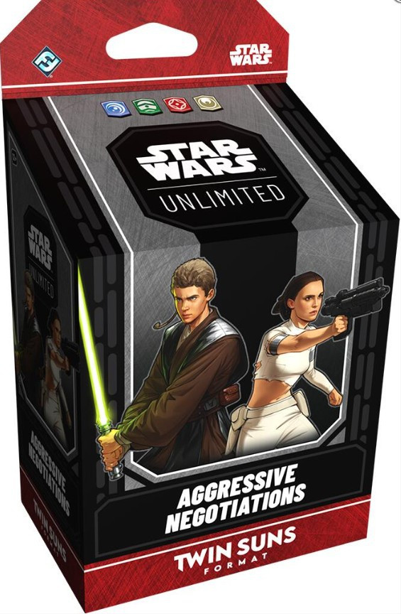 Disney Star Wars: Unlimited Aggressive Negotiations: Anakin Skywalker and Padme Amidala Twin Suns Deck Twin Suns Deck、ToyWiz、kayou