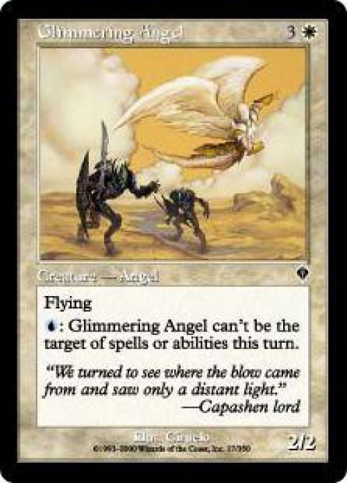 MtG Invasion Common Glimmering Angel #17、ToyWiz、kayou