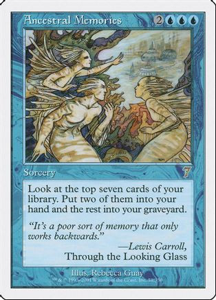 Ancestral Memories (7ED-059) - 7th Edition、Wizards of the Coast、kayou