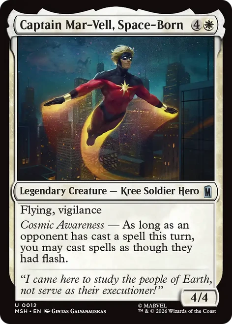 Captain Mar-Vell, Space-Born (Foil) | Marvel Super Heroes、Magic: The Gathering、kayou