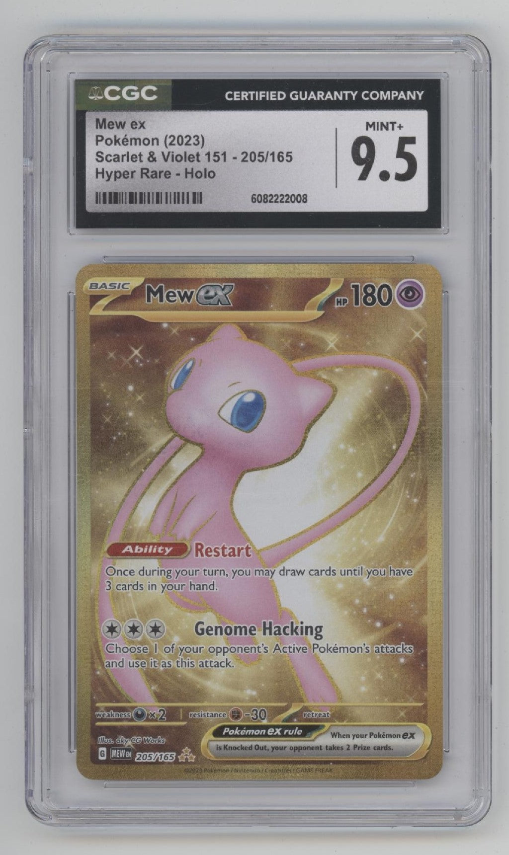 Mew ex Pokemon 151 Hyper Rare Holo #205 CGC 9.5、Collector Store LLC Gaming、kayou