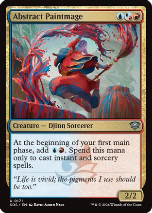 Abstract Paintmage (SOS-171) - Secrets of Strixhaven Foil、Wizards of the Coast、kayou