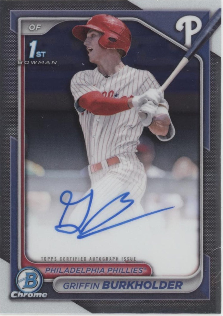 Griffin Burkholder 2024 Bowman Chrome Auto #CPA-GB、Collector Store LLC、kayou