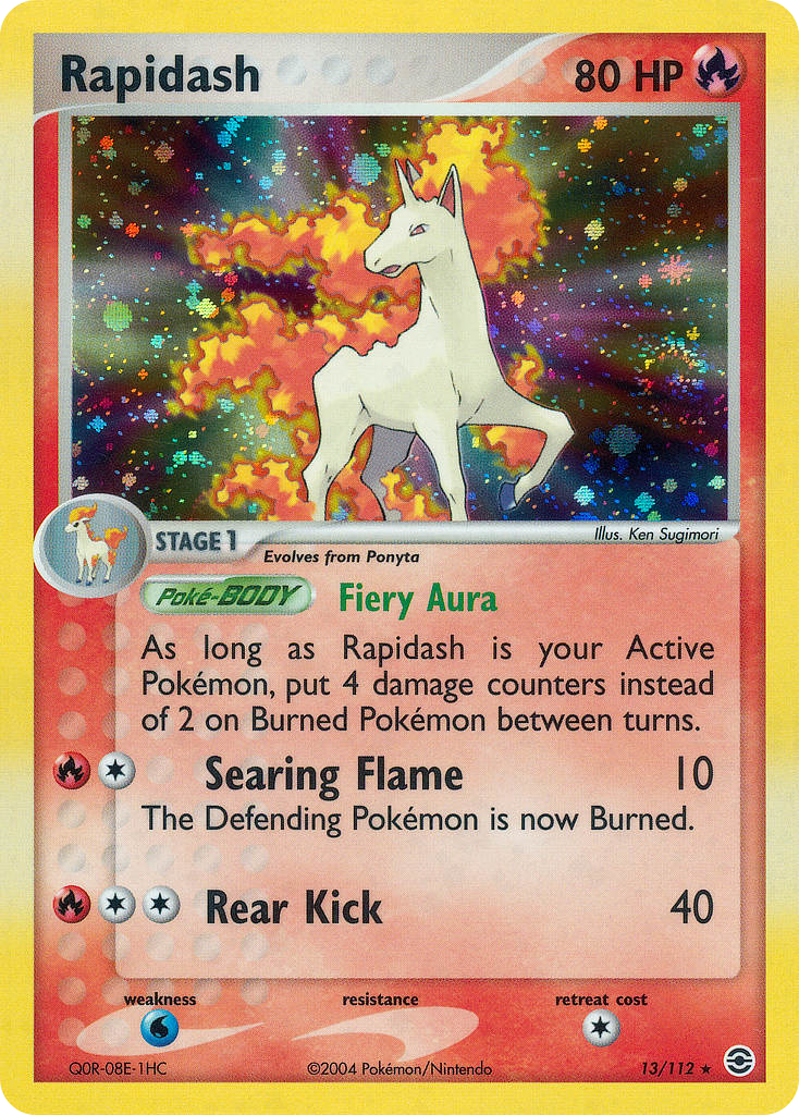 Rapidash 13/112 - FireRed LeafGreen Holofoil (LP)、The Pokémon Company、kayou