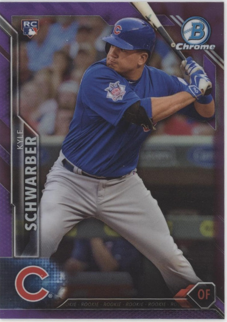 Kyle Schwarber 2016 Bowman Chrome Purple Refractor RC 035/250 #31、Collector Store LLC、kayou