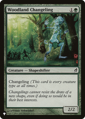 Woodland Changeling (LIST-242/301) - The List、Wizards of the Coast、kayou