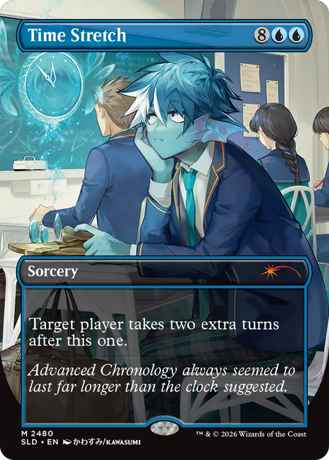 Time Stretch (Foil) (Secret Lair - Mahō Gakuin Seishun Hakusho) | Secret Lair Drops、Magic: The Gathering、kayou
