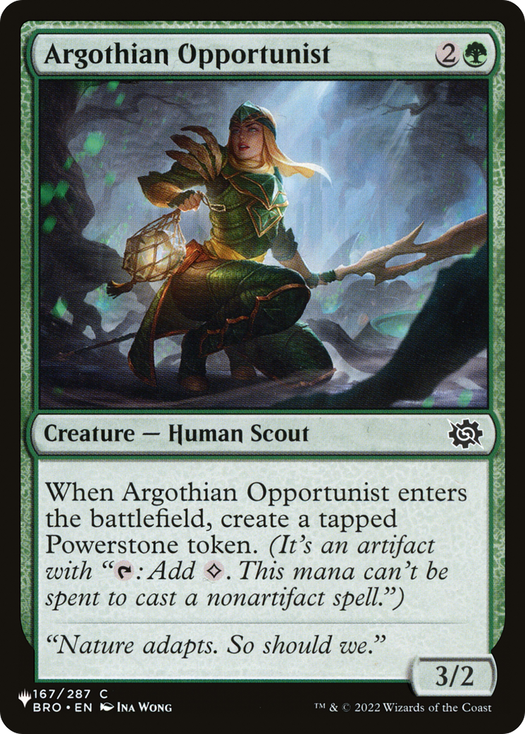 Argothian Opportunist (LIST-167/012) - The List、Wizards of the Coast、kayou