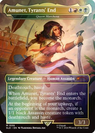 Amunet, Tyrants' End - Queen Marchesa (Rainbow Foil) (SLD-1559) - Secret Lair Drop Series Foil、Wizards of the Coast、kayou