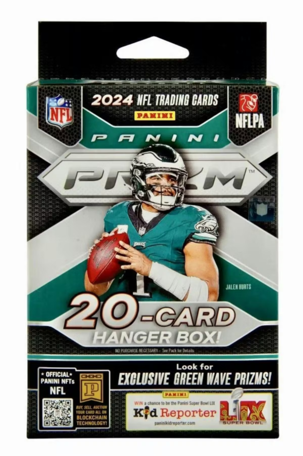 2024 Panini Prizm Football Hanger Box (Green Wave Prizms)、Panini、kayou