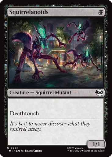 Squirrelanoids (Foil) | Teenage Mutant Ninja Turtles、Magic: The Gathering、kayou