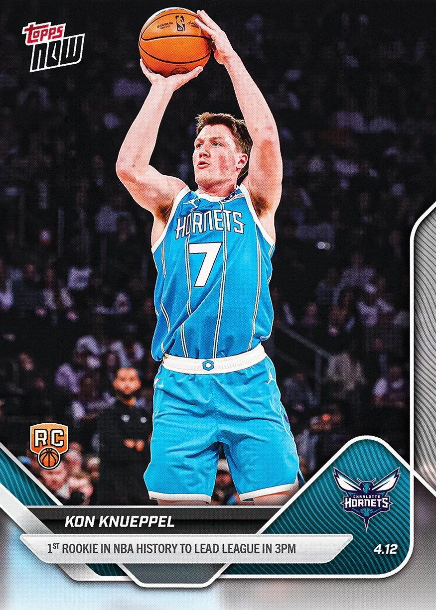 NBA 2025-26 NOW Basketball Kon Knueppel #252 Rookie、ToyWiz、kayou