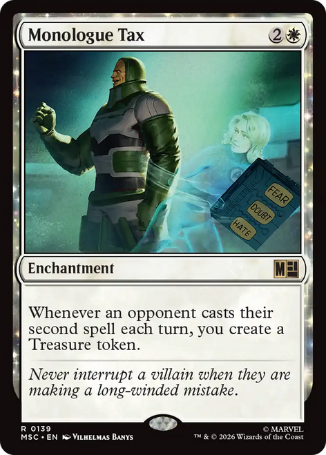Monologue Tax (Surge Foil) | Marvel Super Heroes Commander、Magic: The Gathering、kayou