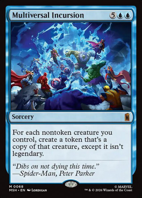 MtG Marvel Super Heroes Mythic Rare Multiversal Incursion #68、ToyWiz、kayou