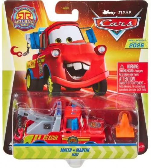 Disney / Pixar Cars Metal Race & Rescue Mater Diecast Car with Cone、ToyWiz、kayou
