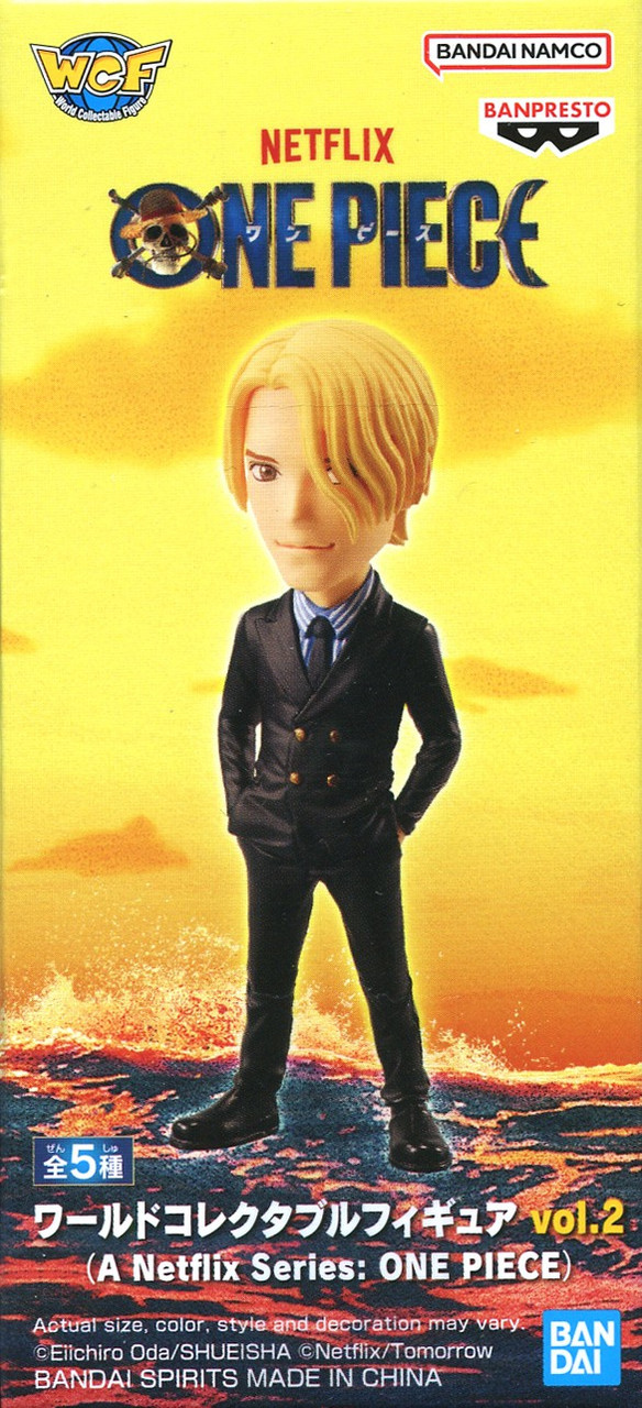 A Netflix Series: One Piece World Collectable Figure WCF Sanji 2.8-Inch Mini Figure、ToyWiz、kayou