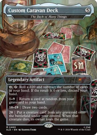 Custom Caravan Deck - The Deck of Many Things (SLD-2460) - Secret Lair Drop Series Foil、Wizards of the Coast、kayou