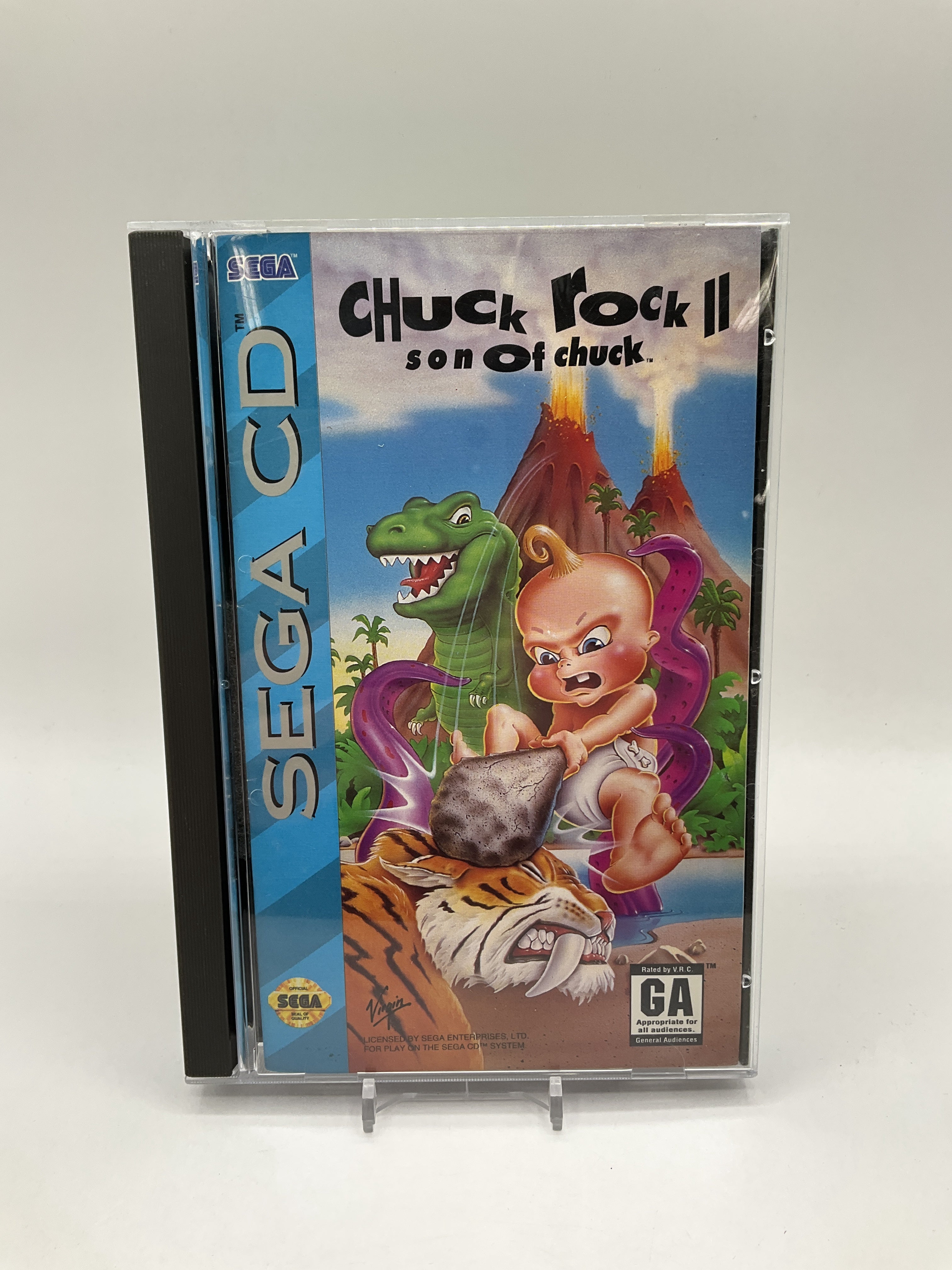 Chuck Rock II Son of Chuck Sega CD Used、Collector Store LLC - VG、kayou