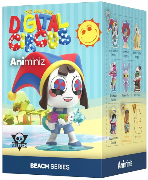 The Amazing Digital Circus Animiniz Beach Vacation Series Mystery Pack 1 RANDOM Figure、ToyWiz、kayou