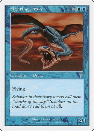 Fighting Drake (7ED-073) - 7th Edition Foil、Wizards of the Coast、kayou