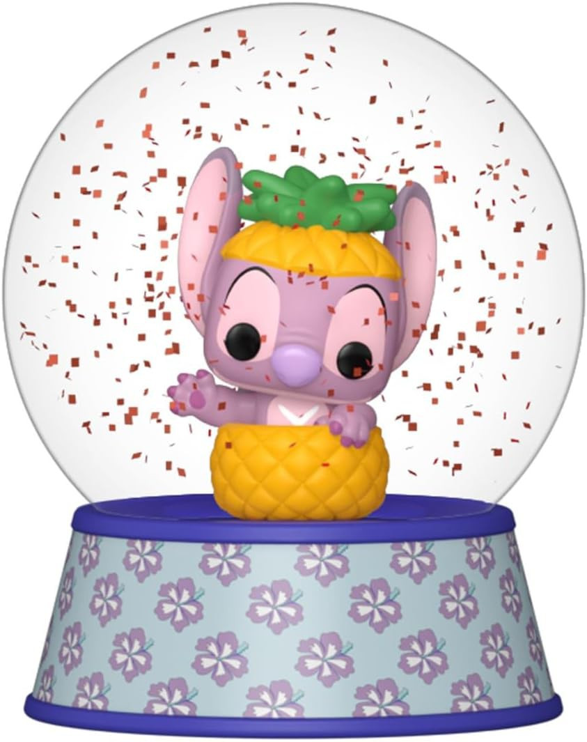 Funko Disney Lilo & Stitch Angel in Pineapple Vinyl Collectible Glitter Globe、ToyWiz、kayou