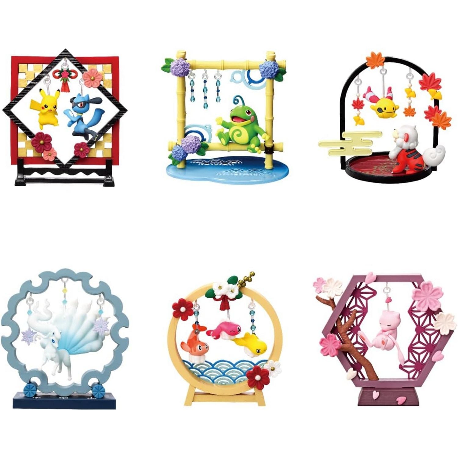 Re-Ment Pokemon Funwari Yurarin Soft and Swaying Decoration Blind Box、Re-Ment、kayou