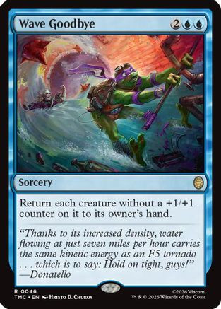 Wave Goodbye (TMC-046) - Commander: Teenage Mutant Ninja Turtles、Wizards of the Coast、kayou