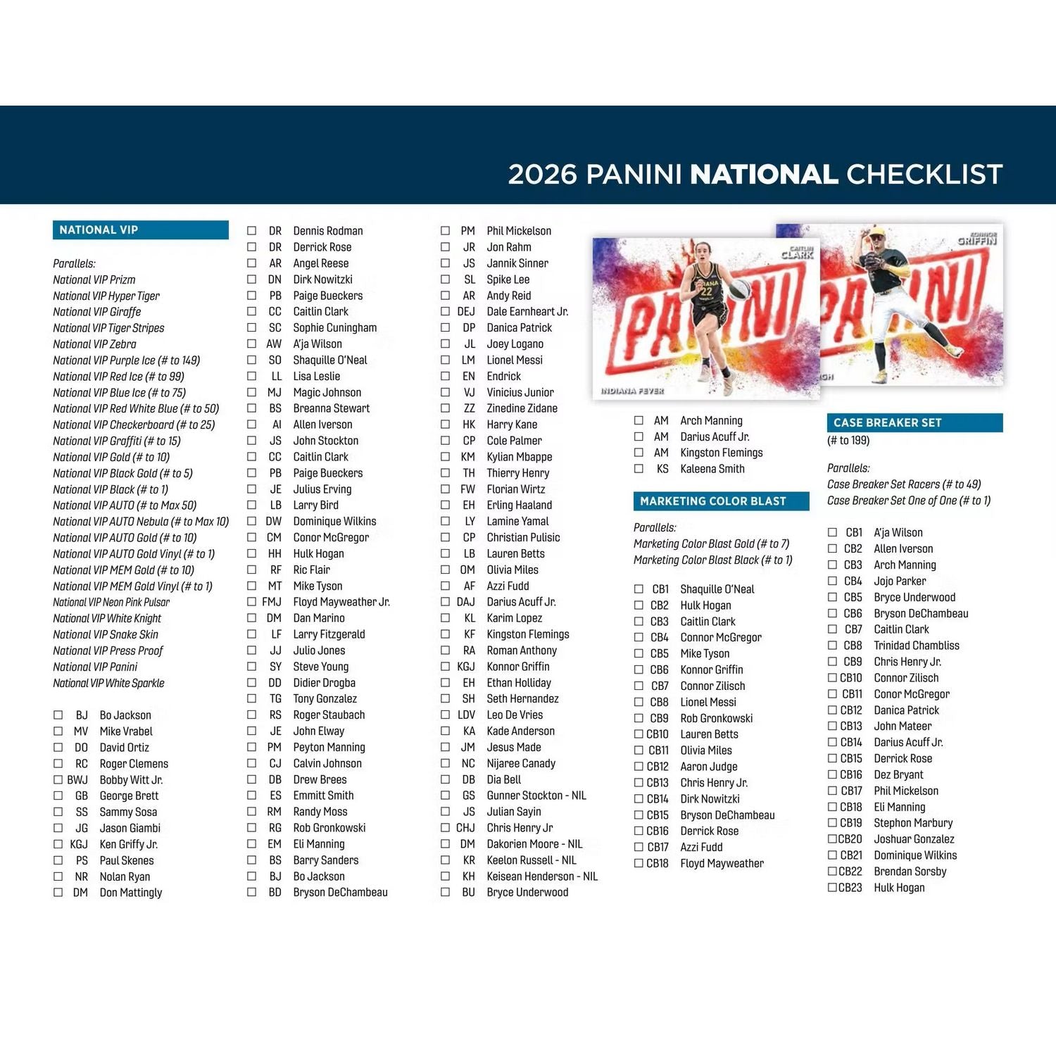 2026 Panini National VIP Exclusive Gold Pack、Panini、kayou