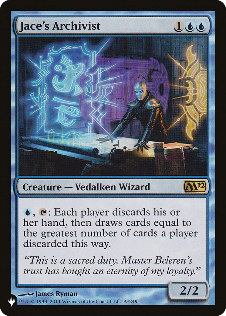 Jace's Archivist (LIST-59/249) - The List、Wizards of the Coast、kayou