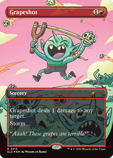 Grapeshot (Foil) (Secret Lair - Goblin Storm) | Secret Lair Drops、Magic: The Gathering、kayou